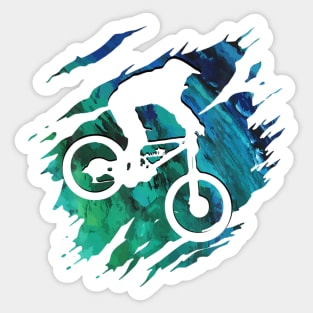 Downhill Shirt Mountain Bike MTB Sticker